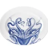 Blue Lucy Large Oval Rimmed Platter