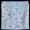 Blue Madame Butterfly Shawl Blanket