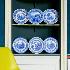 Blue Room Assorted Georgian Plates, Set of 6