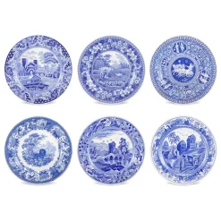 Blue Room Assorted Traditions Plates, Set of 6