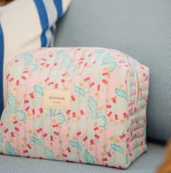 Bluebells Interior Coated Travel Pouch