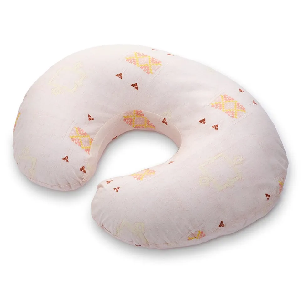 Blush Cactus Silk Nursing Pillow Cover