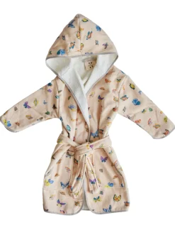 Blush Peach Madame Butterfly Bathrobe