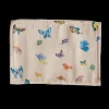 Blush Peach Madame Butterfly Burp Cloth