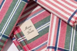 Blush Provence Plaid Napkins in Pink, Set of 4