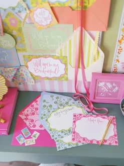 Blushing Botanical Gardens Stationery