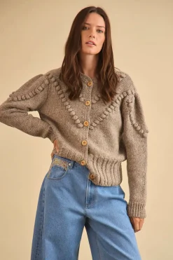 Bobble Sweater in Oatmeal