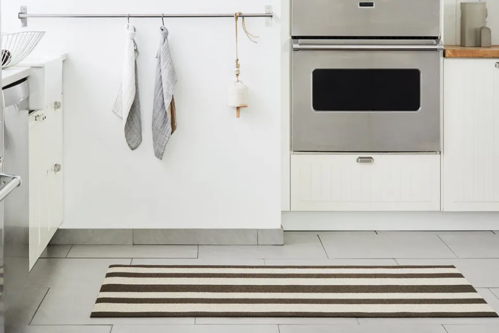 Bold Stripe Shag Utility Mat