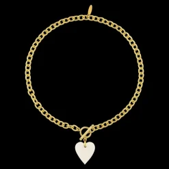 Bone Heart Necklace