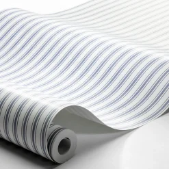 Boråstapeter Aspö Stripe Wallpaper in Blue