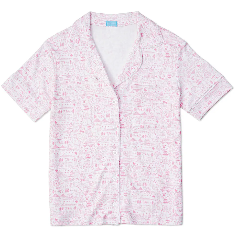 Boston Women's Button Front Short Pajama Set