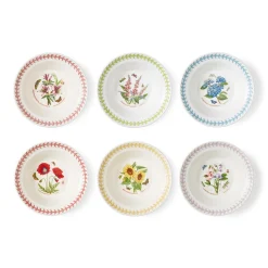 Botanic Garden Meadow Oatmeal Bowls, Set of 6