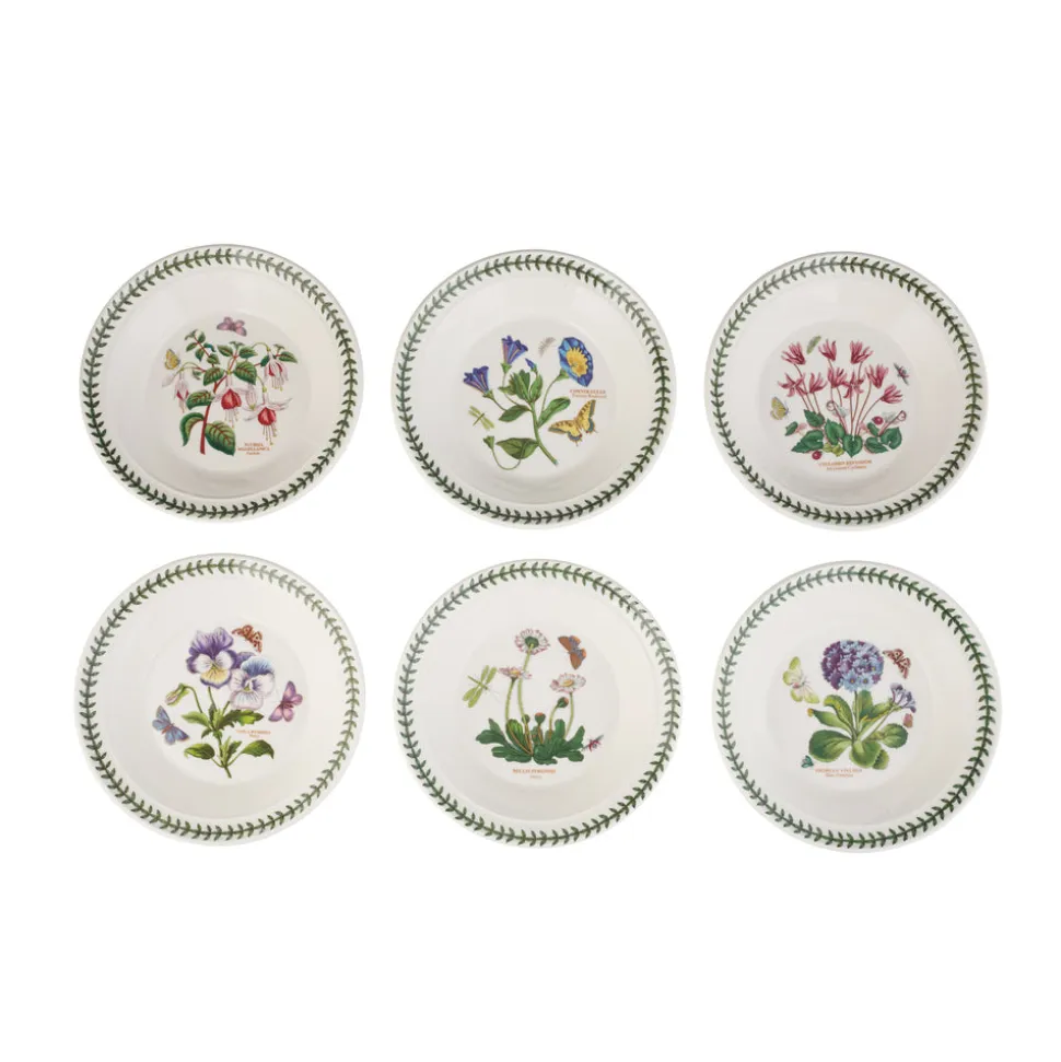 Botanic Garden Soup Plate & Bowls, Set of 6