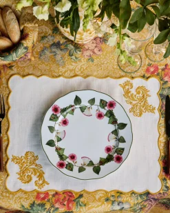Botanica Embroidered Placemat in Yellow