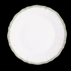 Bouclette Dinner Plate in Green