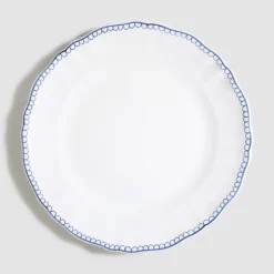 Bouclette Salad Plate in Bleu Egyptien