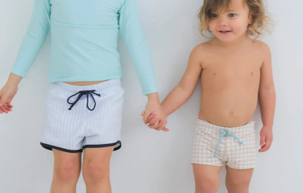Boys Boardie in Peri Blue
