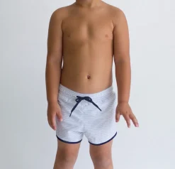 Boys Boardie in Slate Floral
