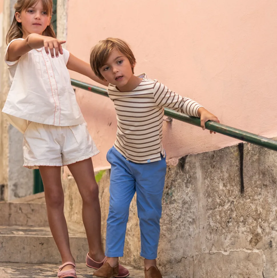 Boys Lagoon Blue Corduroy Pants