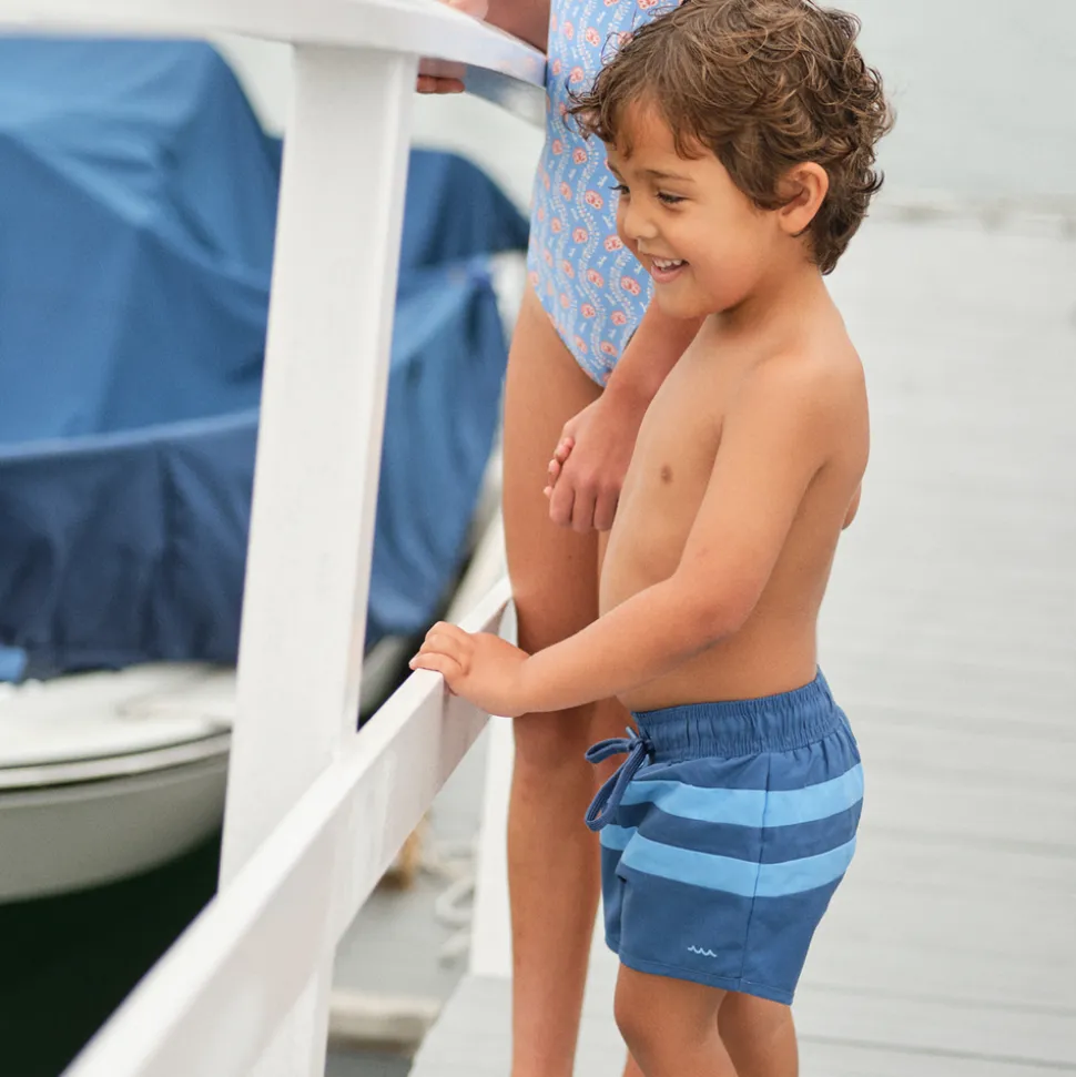 Boy’s Newport Navy Colorblock Boardie