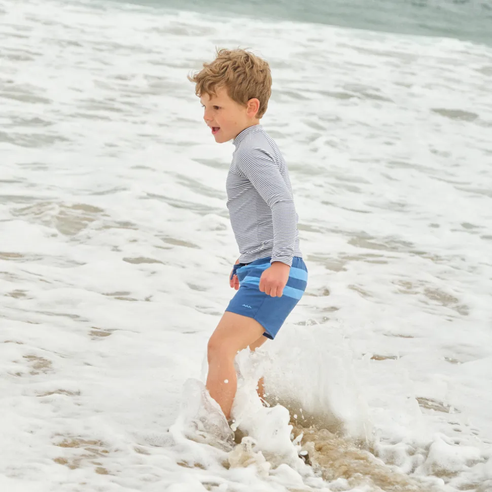 Boy’s Newport Navy Colorblock Boardie