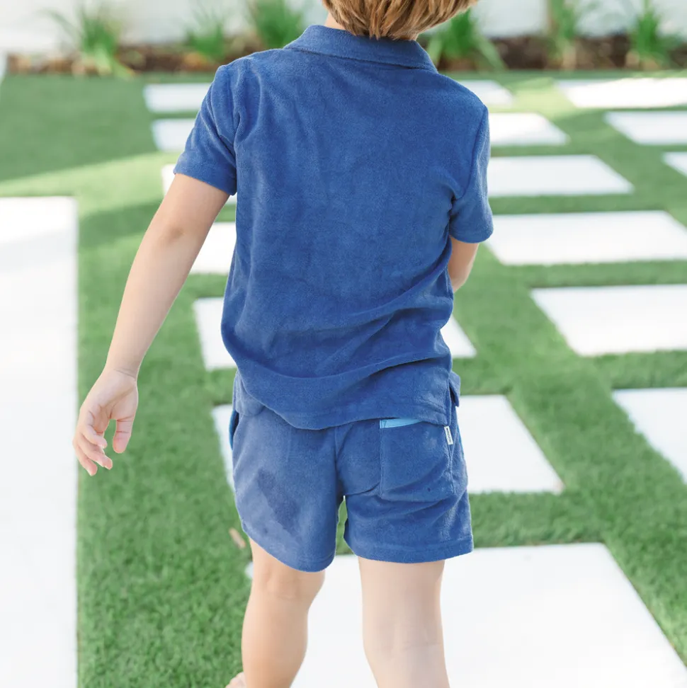 Boy’s Newport Navy French Terry Short