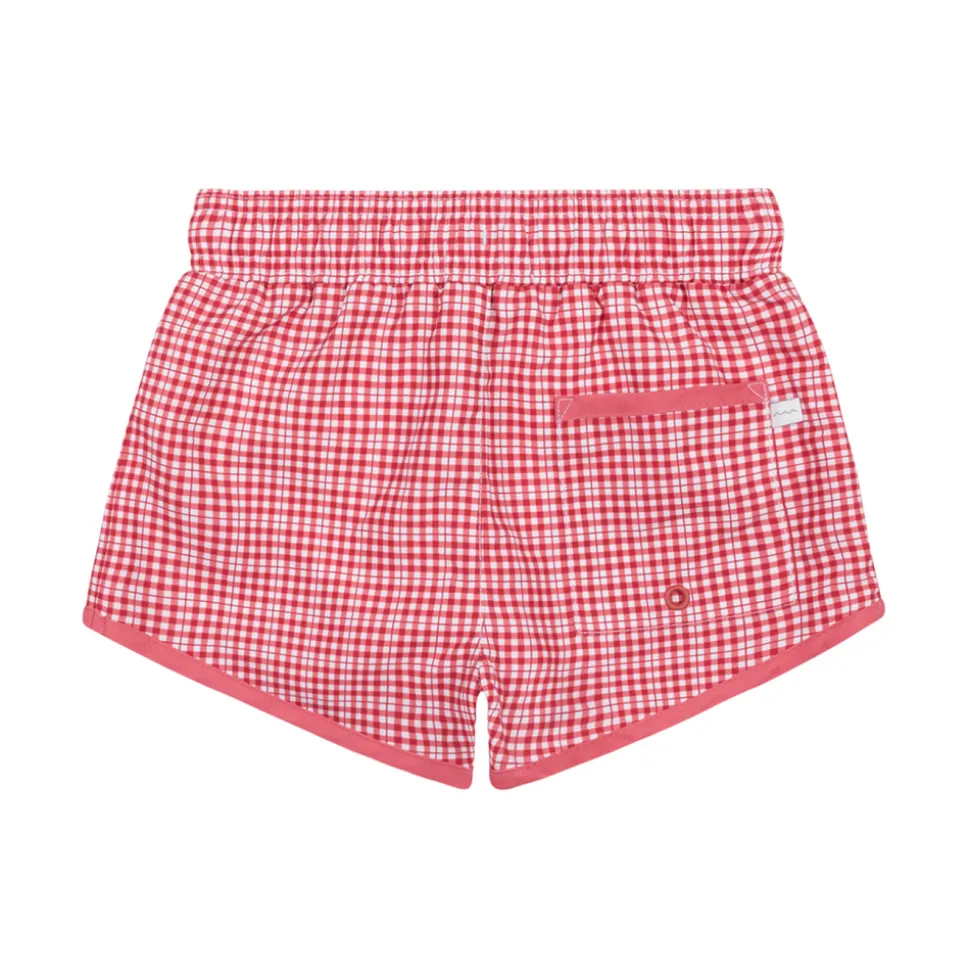 Boy’s Poppy Gingham Boardie