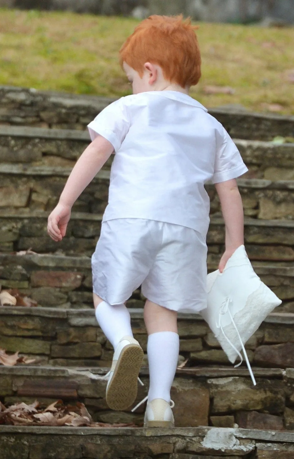 Boys Silk Short Set