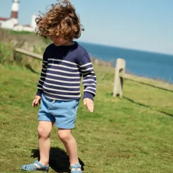 Boys Surfside Blue Ultra-Soft Twill Shorts