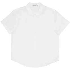Boys White Button Down Shirt