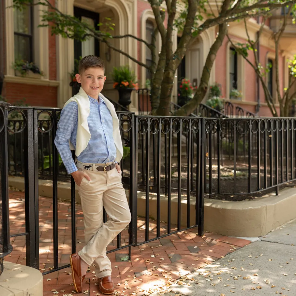 Bradford Trousers in King's Way Khaki Corduroy