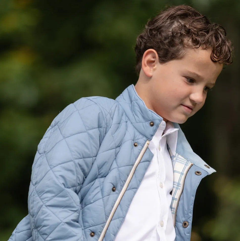 Bradley Barn Jacket in Bay Tree Blue