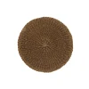 Braided Abaca Placemat in Chocolate