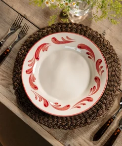 Braided Abaca Placemat in Chocolate