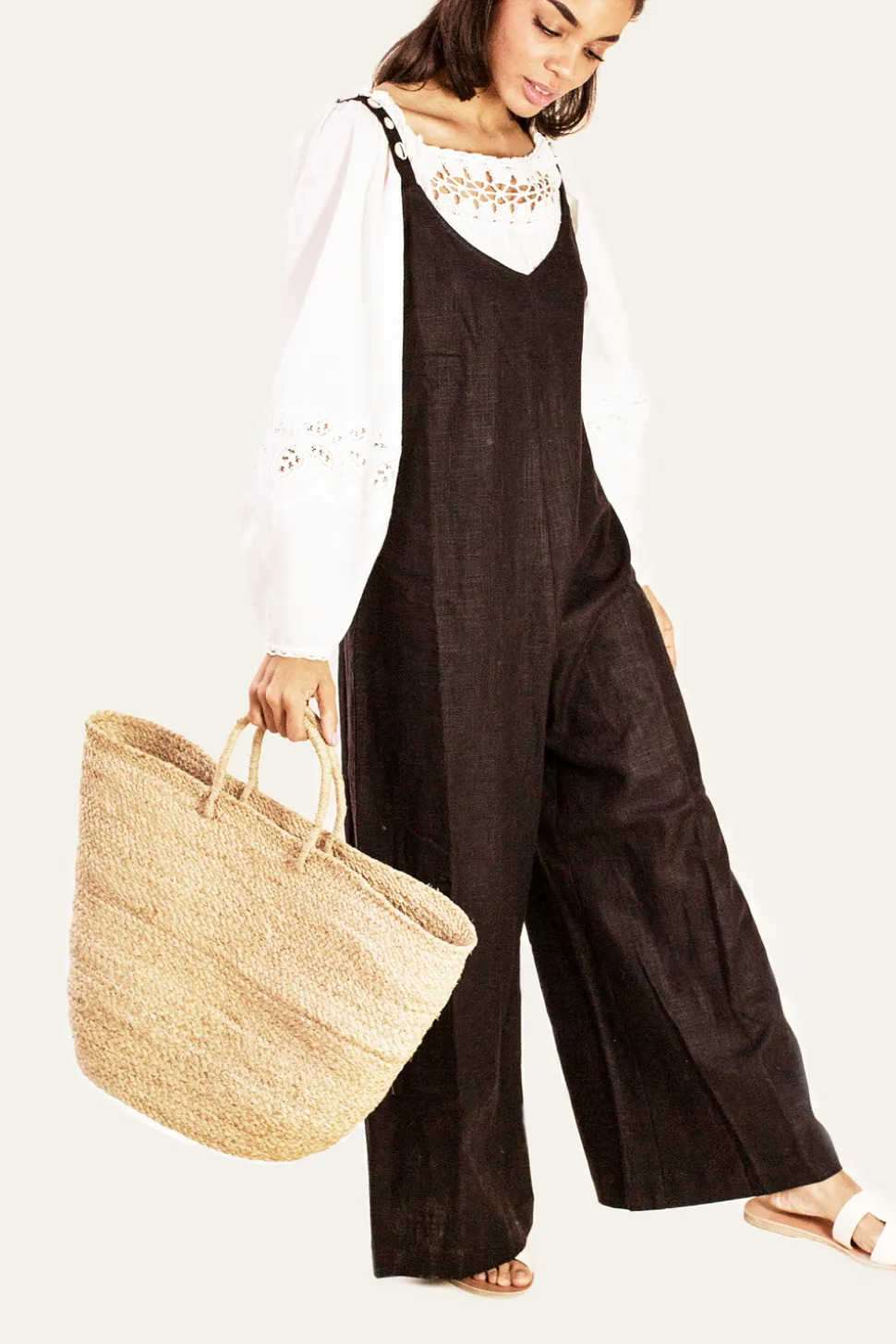 Braided Raffia Bag