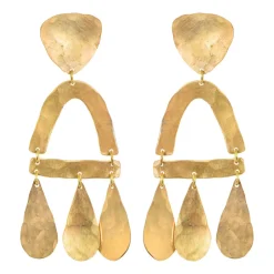 Brass Castara Earrings