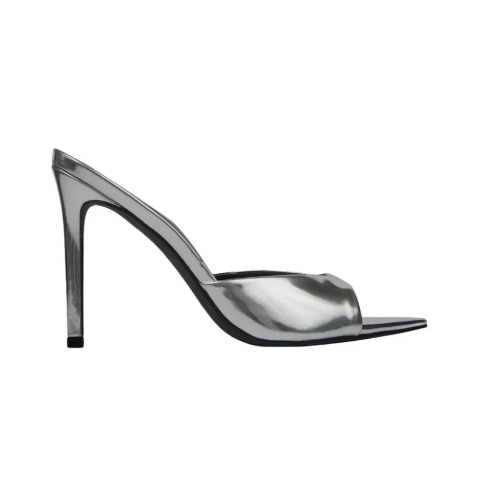 Brea in Silver Mirror Metallic
