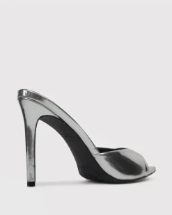 Brea in Silver Mirror Metallic