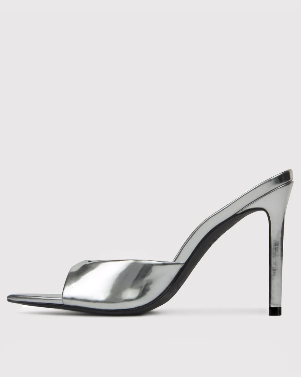 Brea in Silver Mirror Metallic