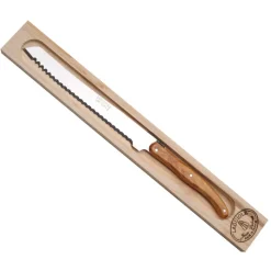 Bread Knife in Olive Wood