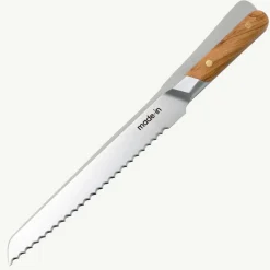Bread Knife in Olive Wood