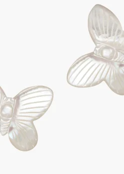 Bree Earrings in Mother of Pearl