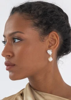 Brennan Earrings in Crystal