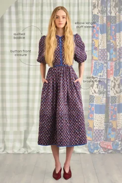 Brenner Dress in Autumn Fleur Fig