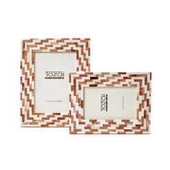 Brick Mosaic Photo Frame, Set of 2