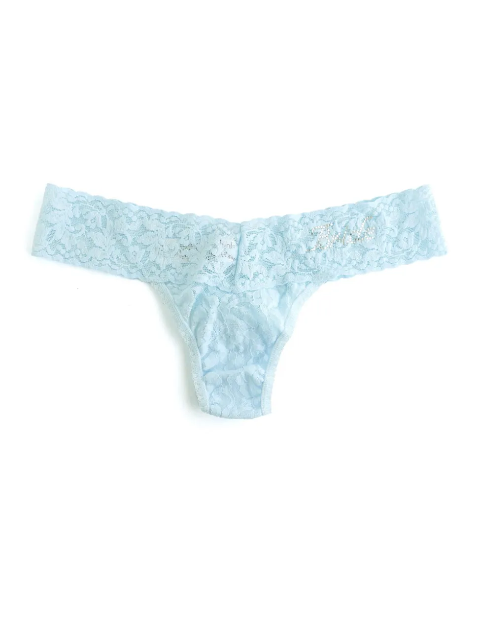 Bride Crystal Signature Lace Low Rise Thong