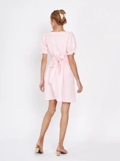 Brigitte Mini Dress in Pink