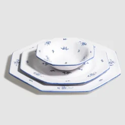 Brindille Salad/Starter Plate, Bleu Moustiers