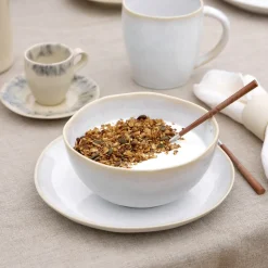Brisa Collection Cereal Bowls in Branca, Set of 6