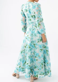 Brooke Gown in Tropical Organza